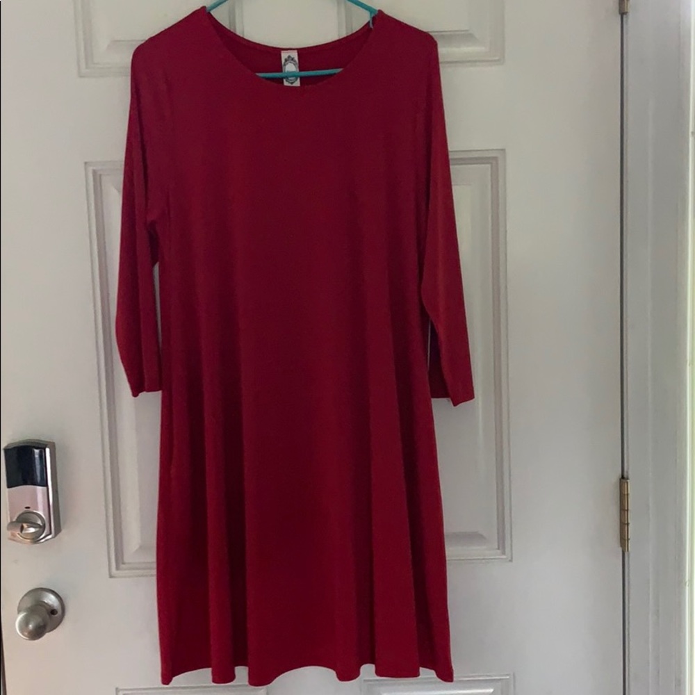 Honeyme Crimson Red dress